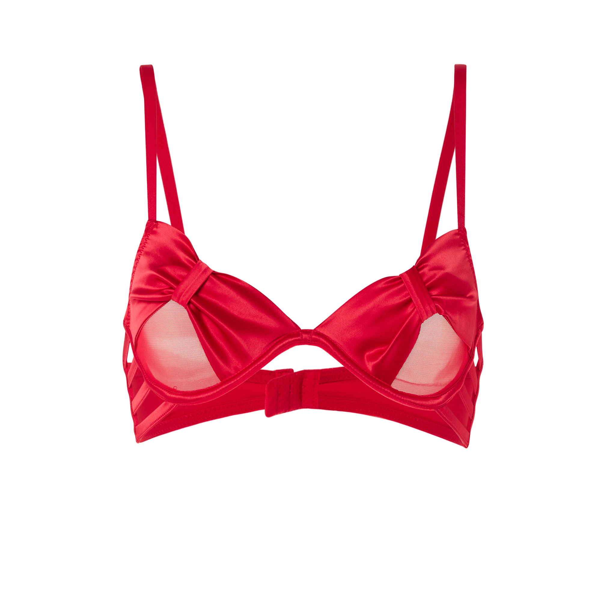 Soutien-gorge corbeille en satin