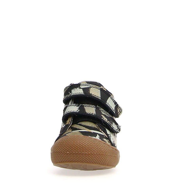 Naturino Naturino Cocoon Supersouple Velcros Or Noir