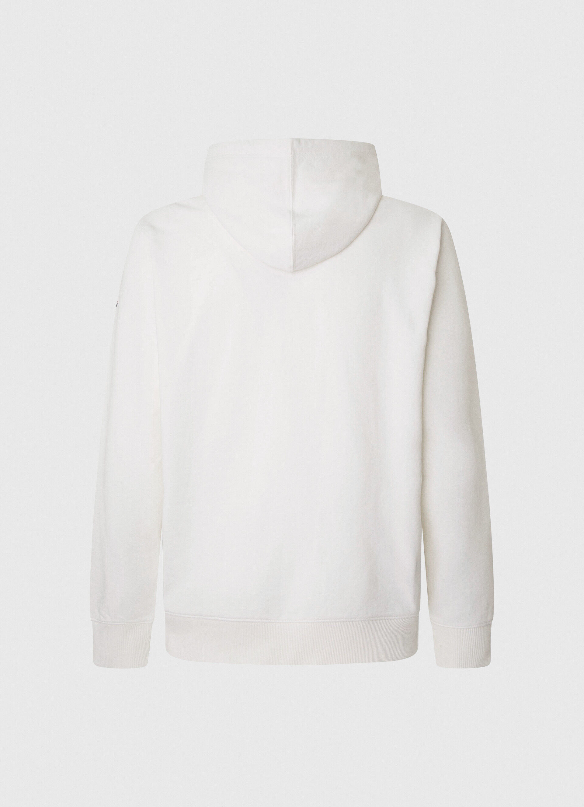 MOLETOM COM LOGOTIPO DE ALTA DENSIDADE - branco