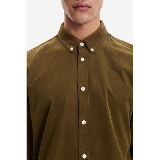 Samsøe Samsøe Liam BX Skjorte, Dark Olive, S