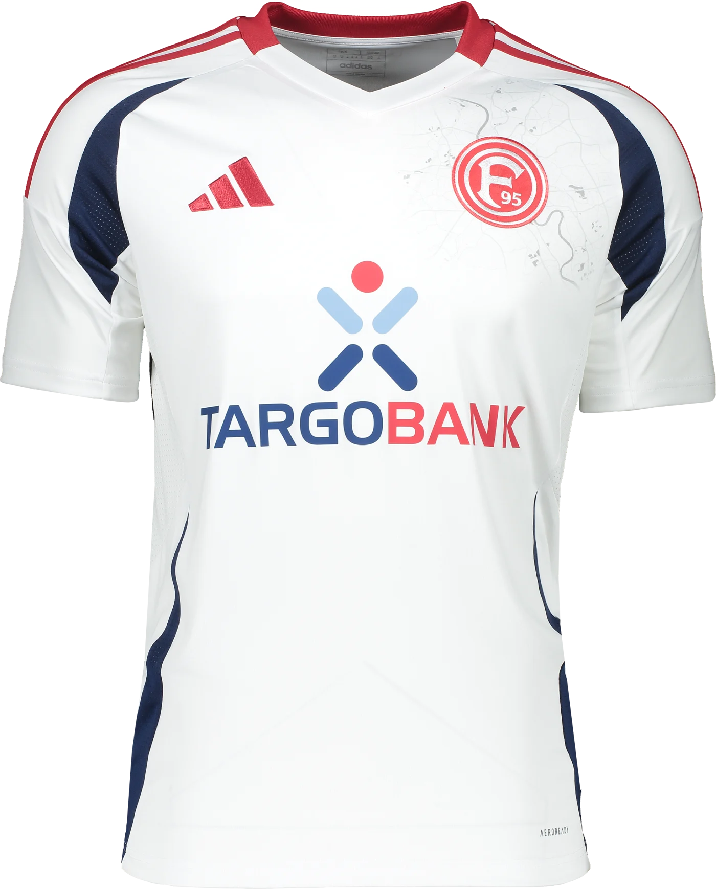 adidas Fortuna Düsseldorf Trikot Away 2024/2025 Weiss