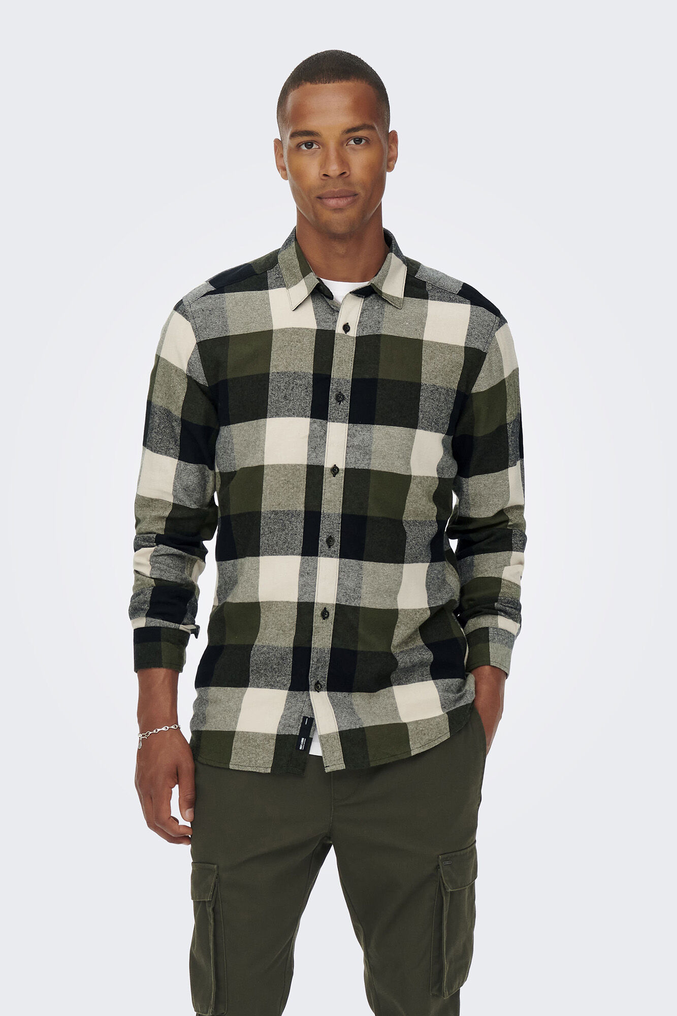 Camisa com estampa xadrez