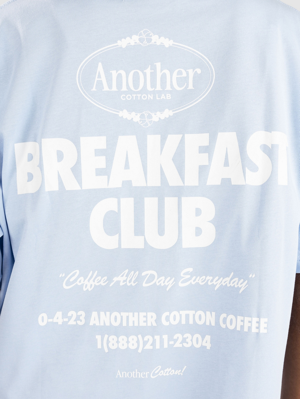 Another Cotton Lab Breakfast Club T-Shirt sky blue