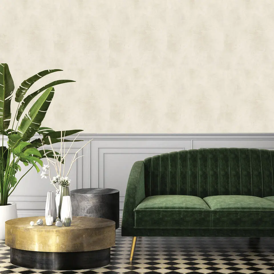 Dutch Wallcoverings - Unis & Textures betonlook uni beige - 0,53x10,05