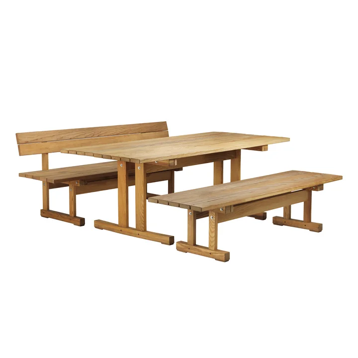 FDB Møbler - M17 Gartentisch 89,5 x 190 cm, Esche natur geölt