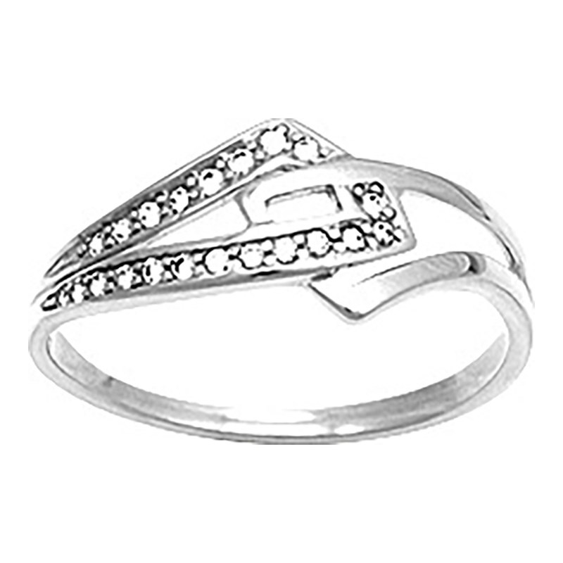 Bague femme - Oxyde de zirconium - Argent 925