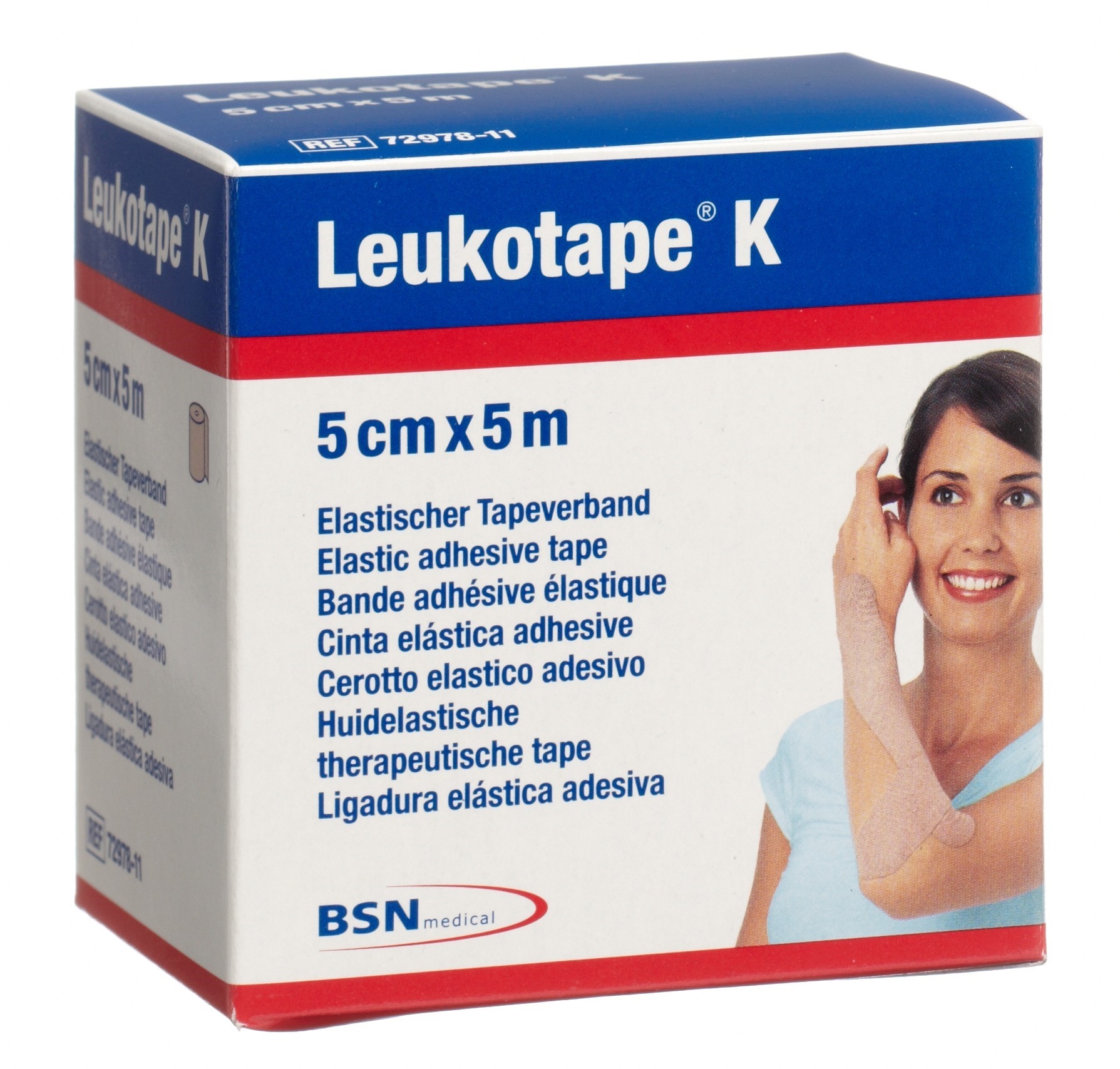 LEUKOTAPE K Kinesiologisches Tape 5mx5cm hautfarbig 1 Stk
