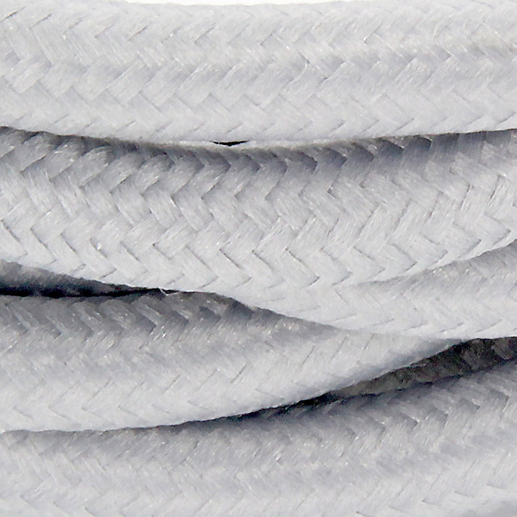 Câble en textile gris Chacon 3m 2 x 0,75mm²