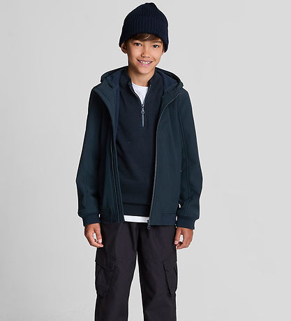 Lyle & Scott Sweatshirt - Strick - Viertelreißverschluss - Dark