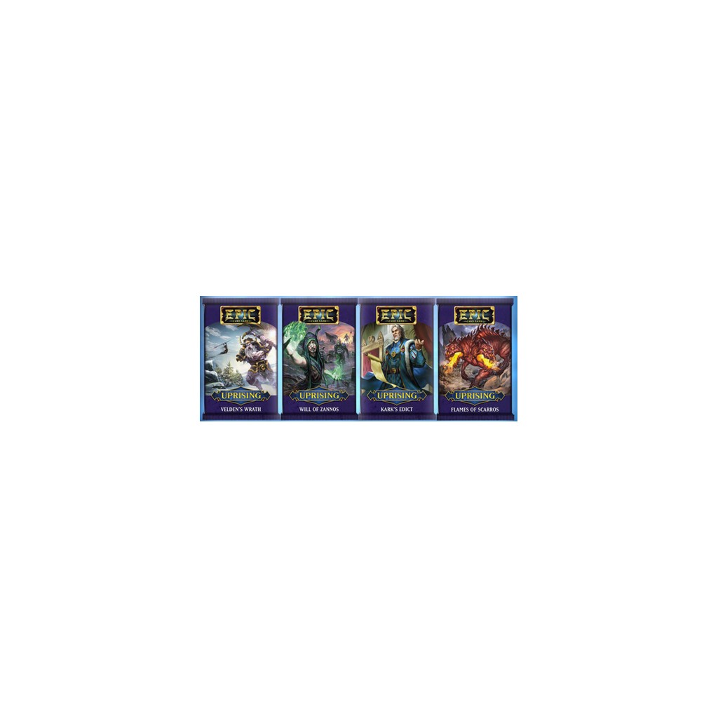 Epic Card Game - Uprising (pack des 4 Boosters)