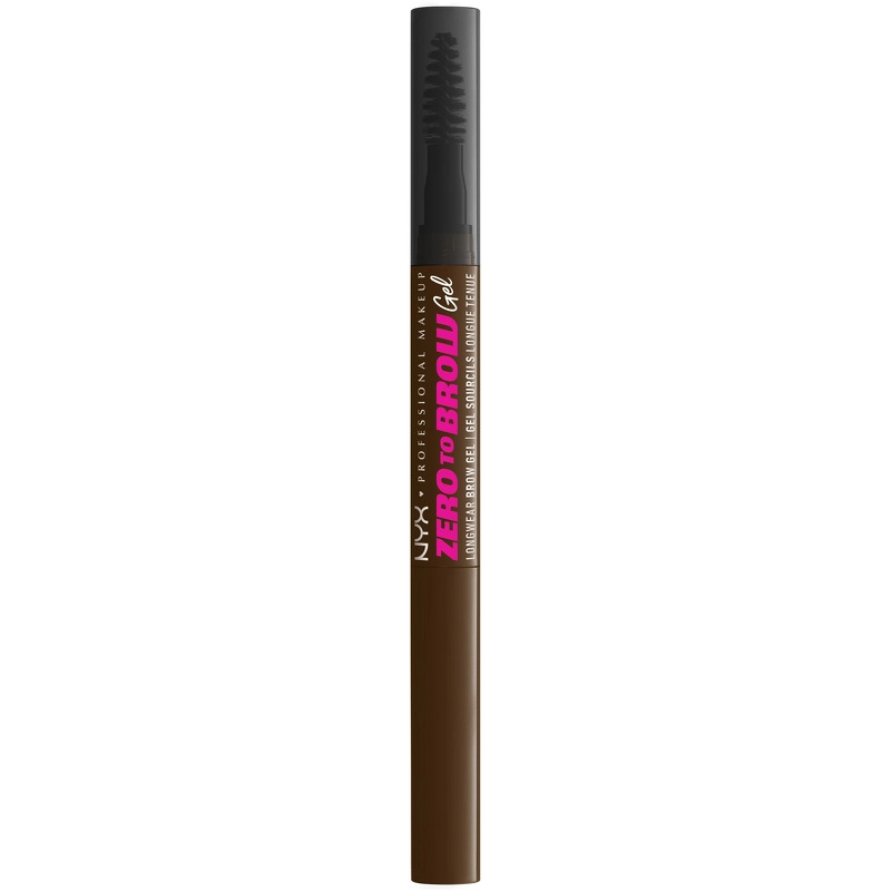 NYX Prof. Makeup Zero To Brow Longwear Brow Gel 2 ml - 06 Chocolate