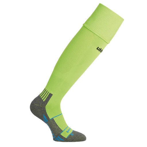 Calça legging Team Pro Player verde fluorescente/preta Uhlsport