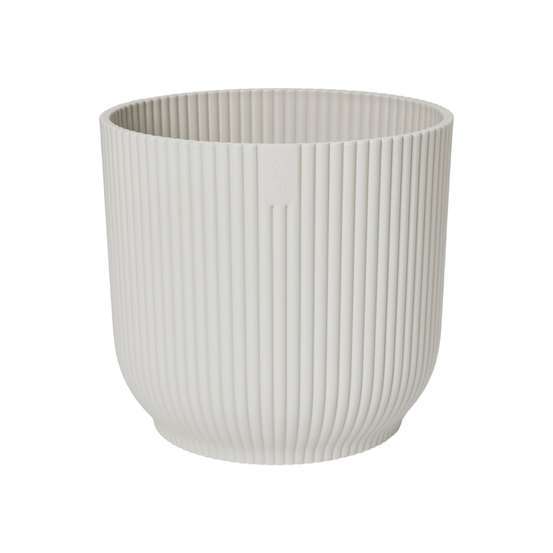 Cache Pot Vibes Fold Rond Ø22cm Blanc