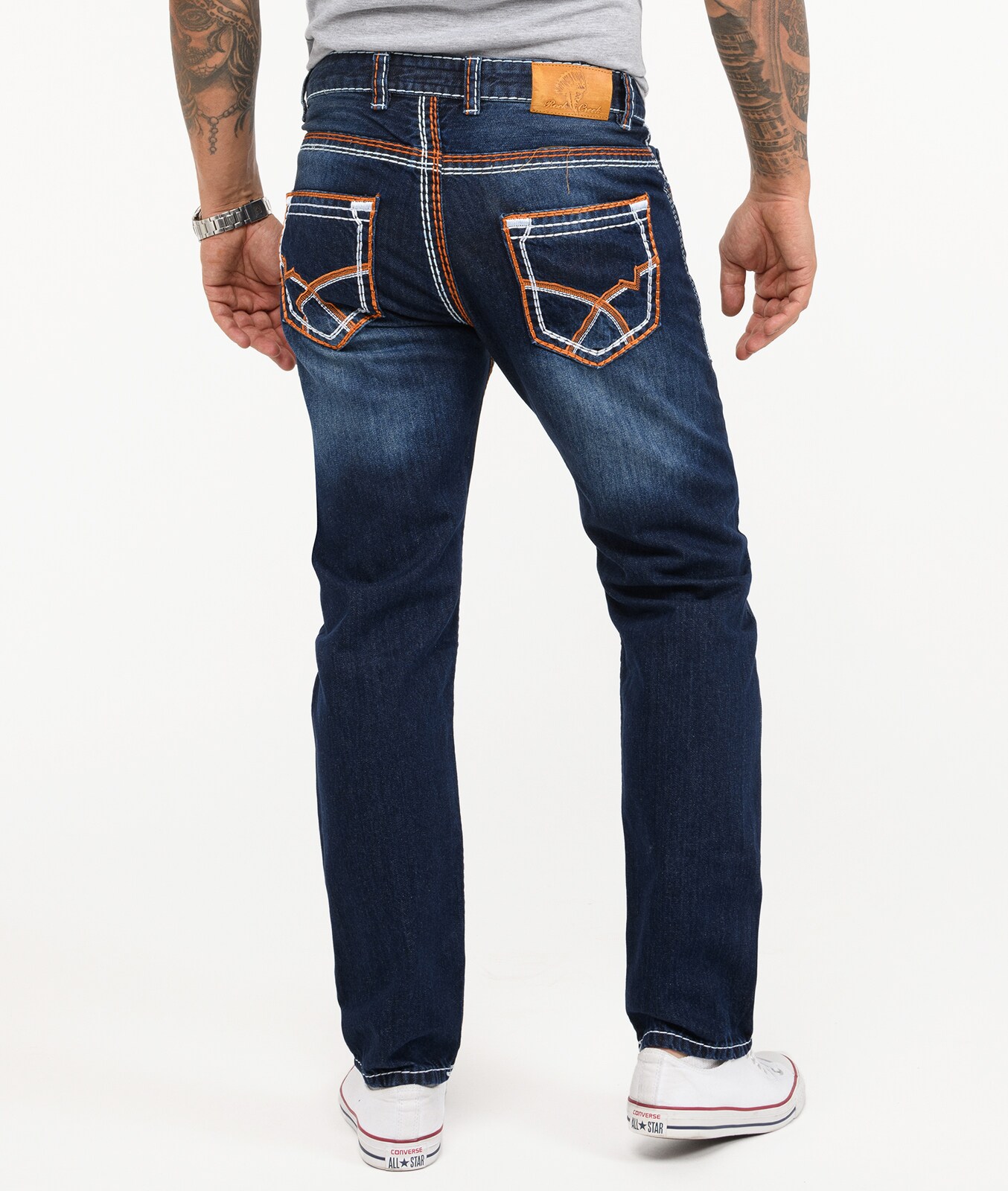 Rock Creek Jeans Straight-Cut