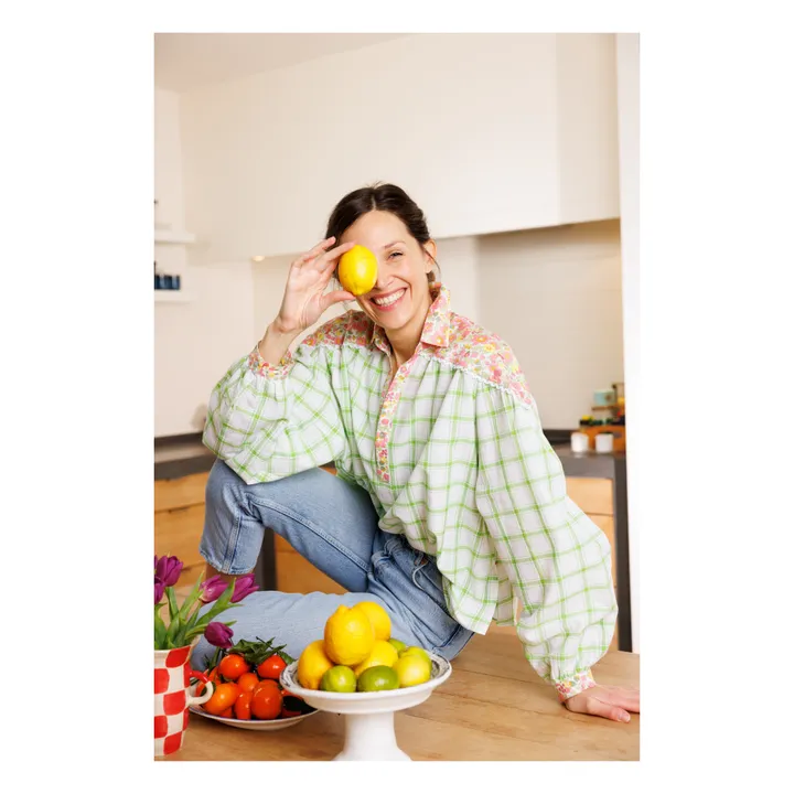 Paolina Blouse Pistacho | Vert foncé