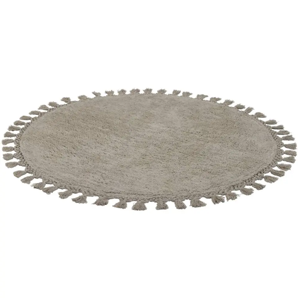 Vloerkleed Raya - beige - Ø100 cm