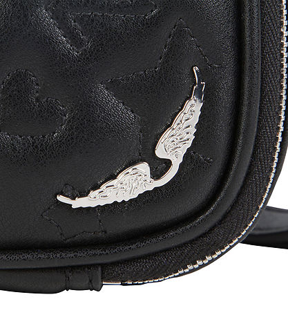Zadig & Voltaire Skuldertaske/B?ltetaske - Klea - Sort m. M?nste