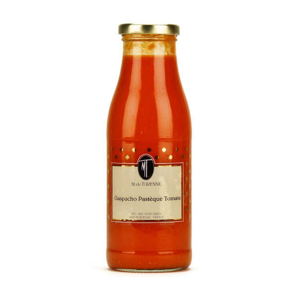 Gaspacho de pastèque et tomate