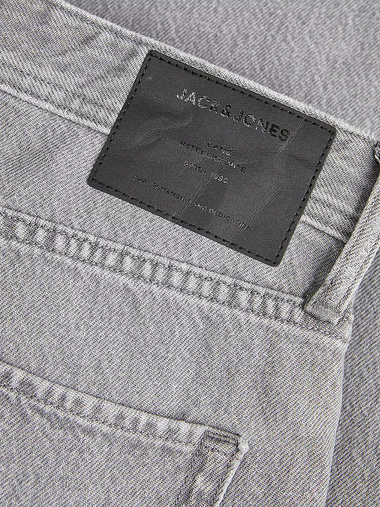 JACK & JONES Jeans Baggy Fit JJIALEX JJORIGINAL hellgrau