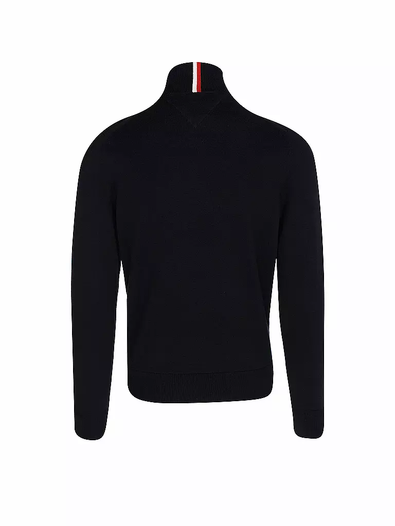 TOMMY HILFIGER Troyer Pullover blau