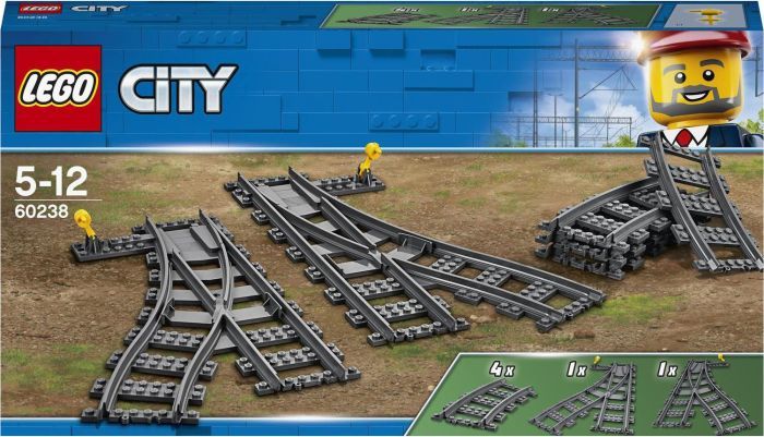 LEGO® City 60238 Weichen, 8 Teile