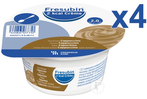 Fresubin 2 Kcal Crème Cappuccino Pots 4x125g