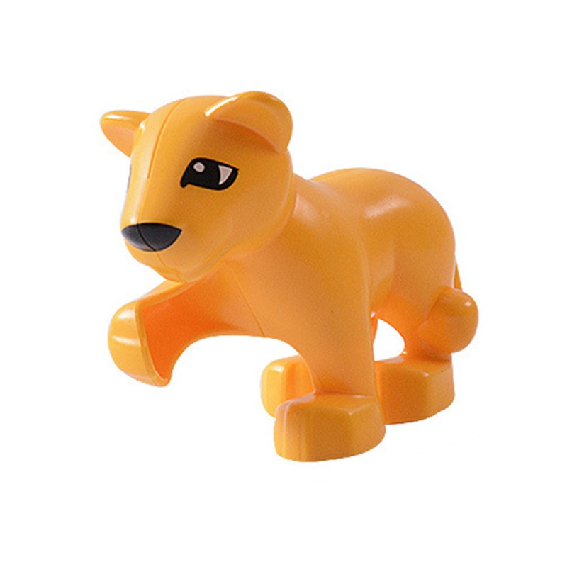 (10-tlg. Set) Grosse Tier Figuren Bricks Elemente Kinder Spielzeug - Zoo Tiere