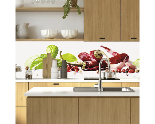 Keukenachterwand mySpotti Profix Kruiden en Specerijen 100 x 60 cm PX-10060-793-HB