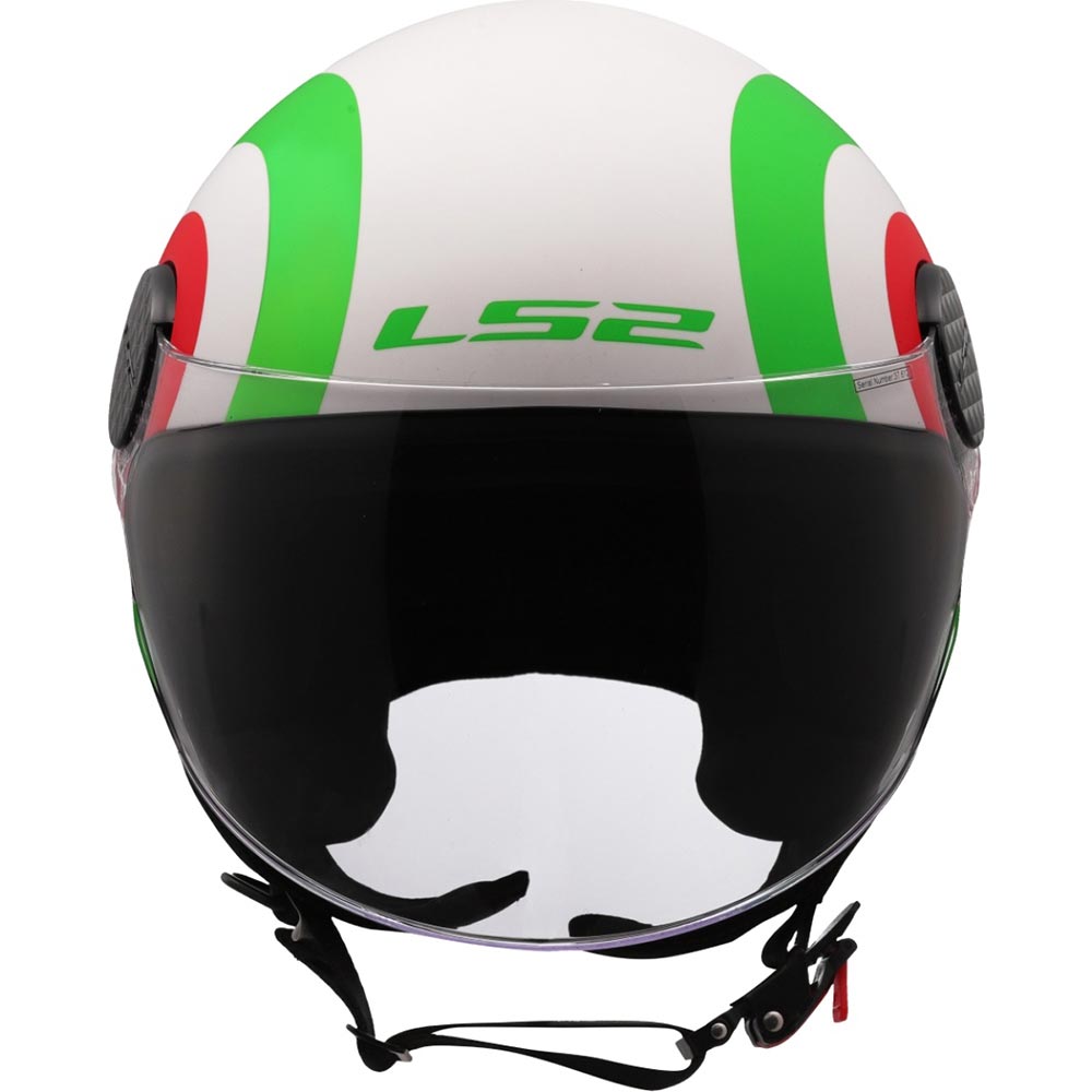 LS2 - Casque OF558 Sphere Lux II Urby Blanc / Vert / Rouge / Mat