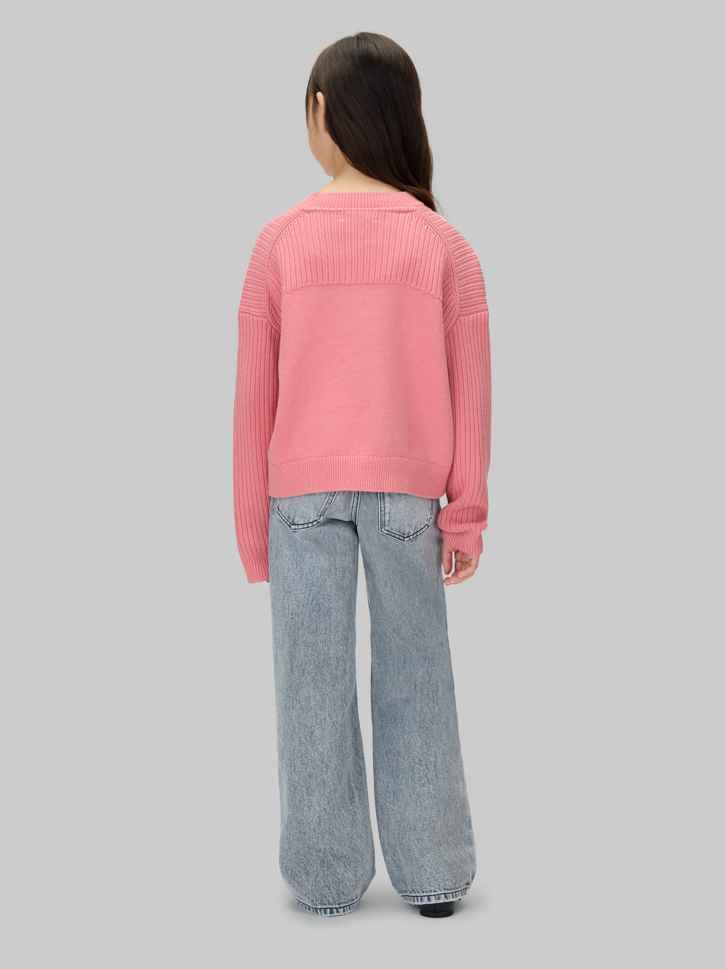 Calvin Klein Jeans Strickpullover »MONOLOGO CN SWEATER« für Kinder bis 16 Jahre, Logo-Stickerei
