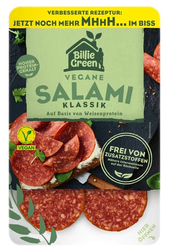 Billie Green Salami Klassik VEGAN