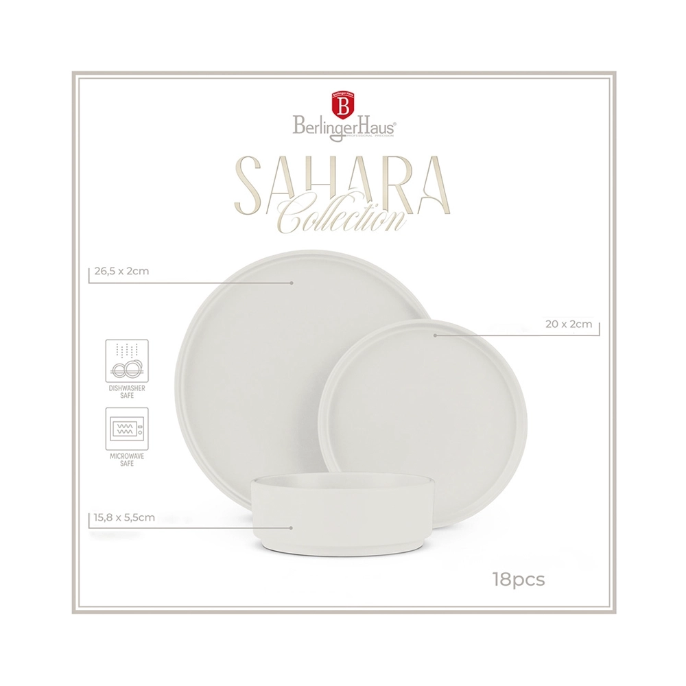Berlinger Haus 18-teiliges Tellerset Sahara Collection