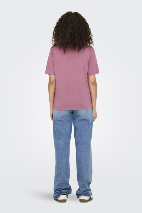 Only roze dames t-shirt