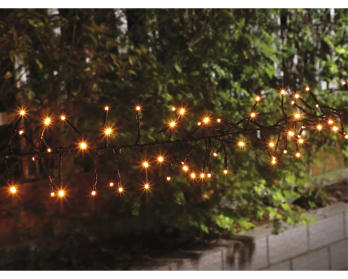LED cluster lichtketting Lafiora 6 m 768 LED's lichtkleur amber