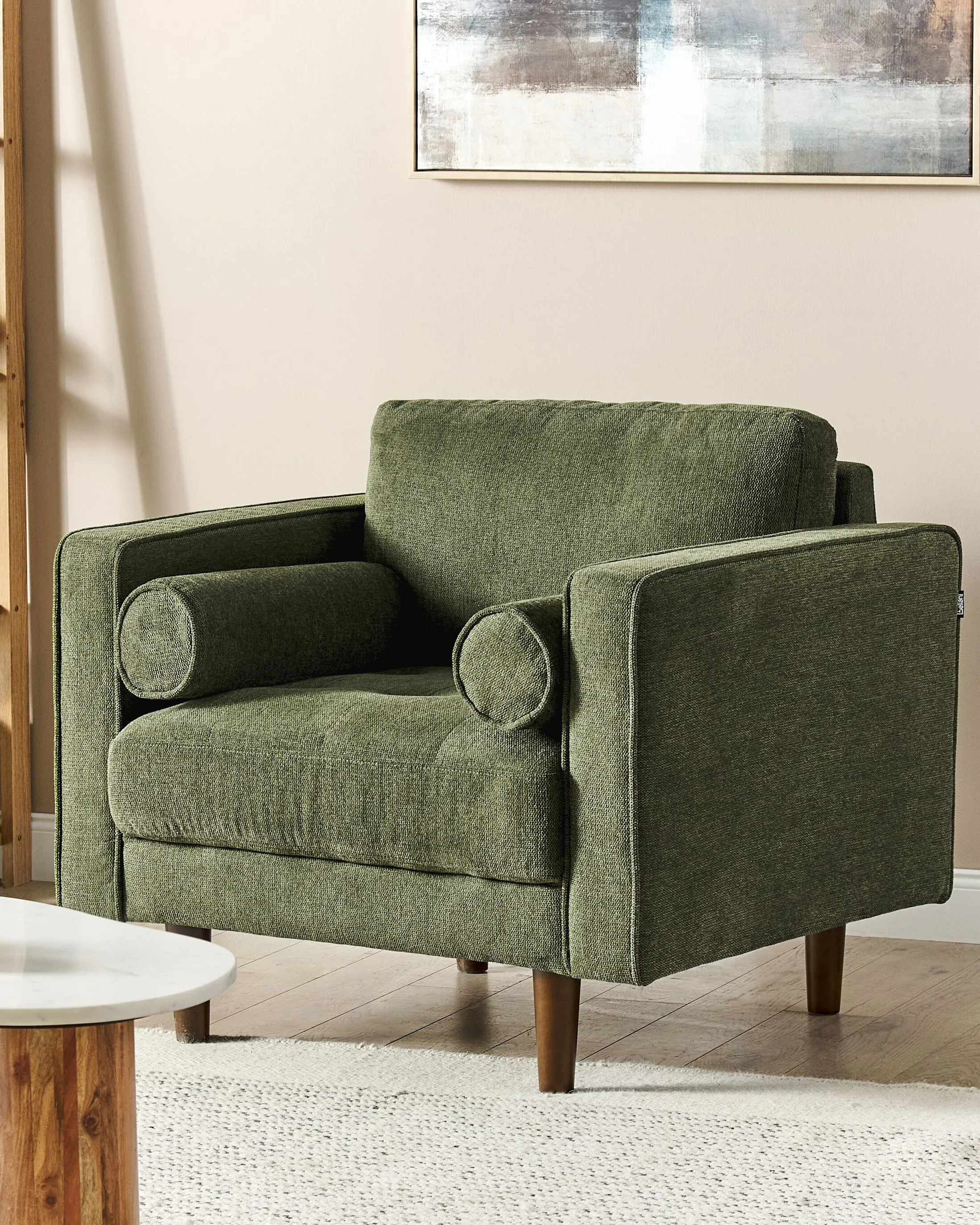 Fauteuil NURMO Stof Donkergroen