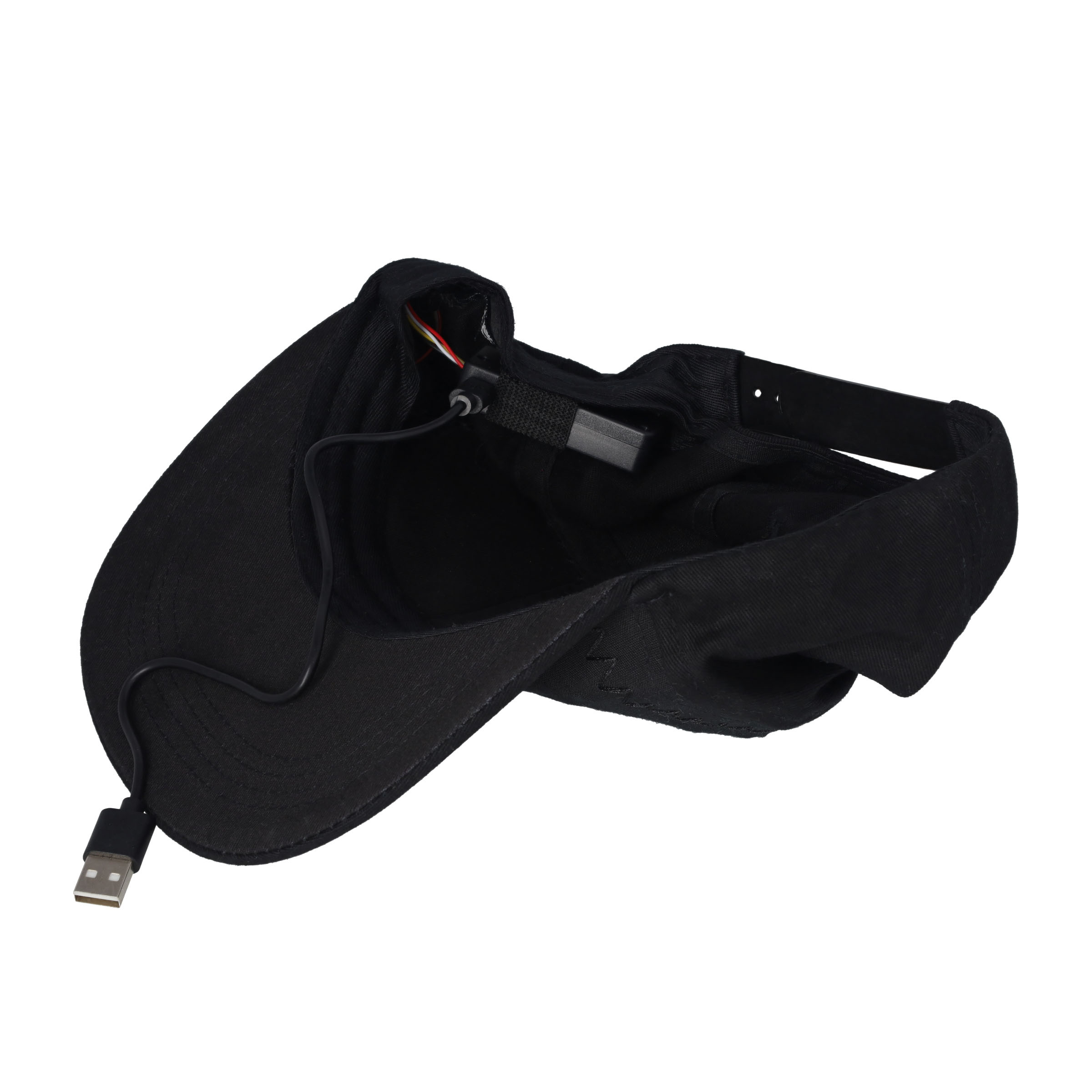 Bluetooth Party Cap Mütze App Programmierbare LED Anzeige (iOS/Android) - Schwarz