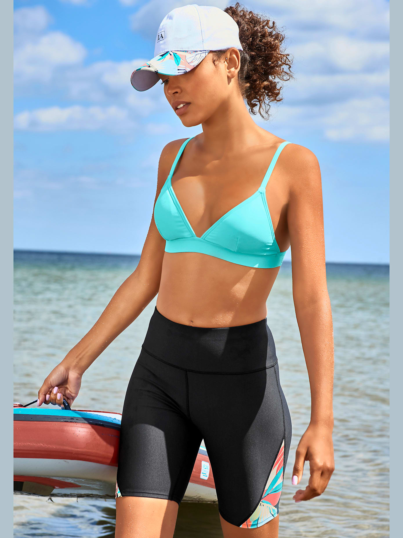 Haut de bikini triangle design sportif