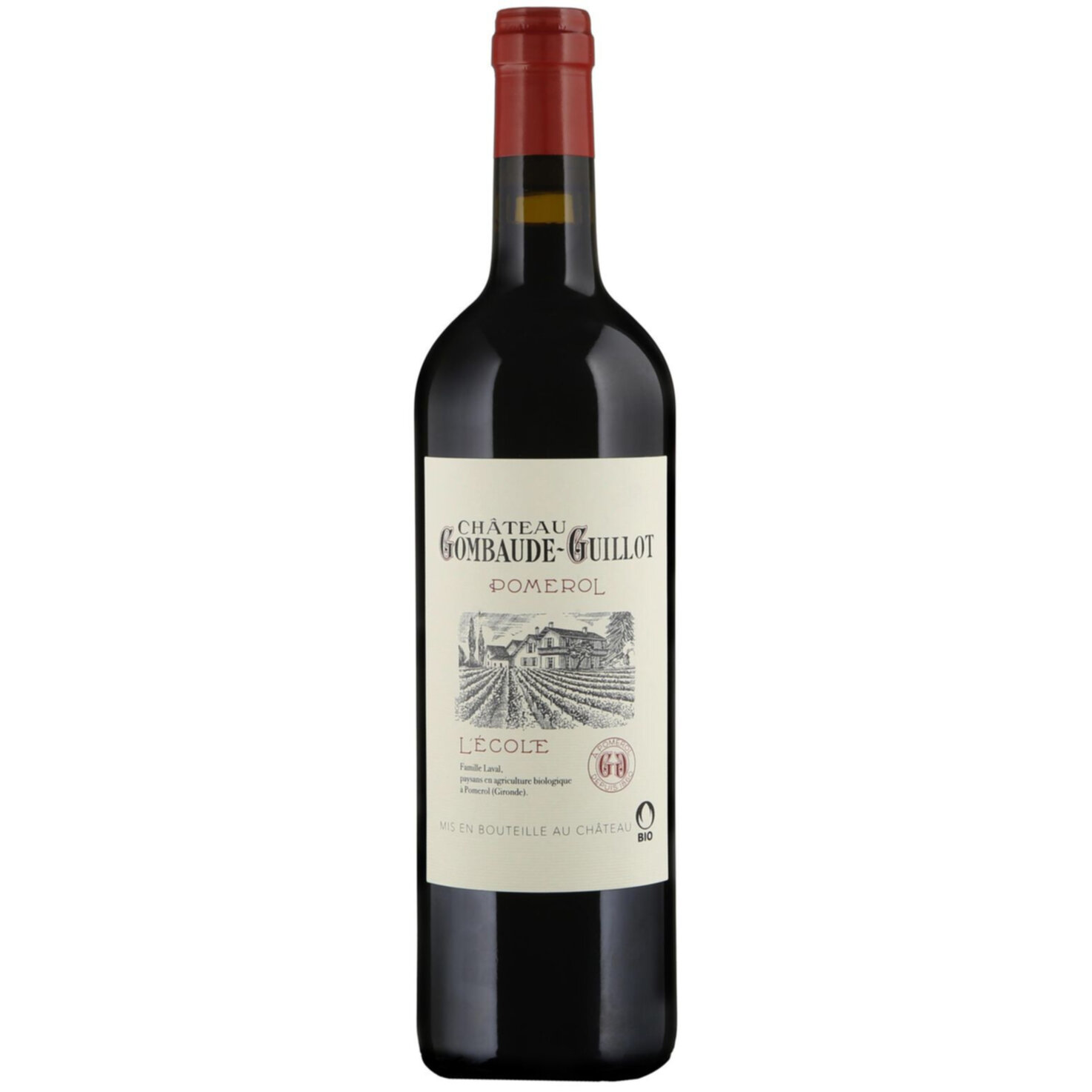 Naturaplan Bio Château Gombaude-Guillot Pomerol L'école Famille Laval -75cl