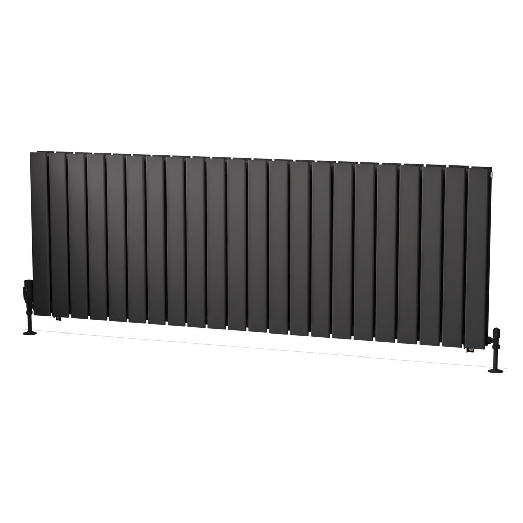 Eastbrook Warrington paneelradiator type 20 165x60cm 2668W antraciet