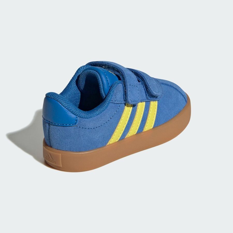 adidas Chaussures VL Court 3.0 - Bleu/Pure Sulfur Enfant