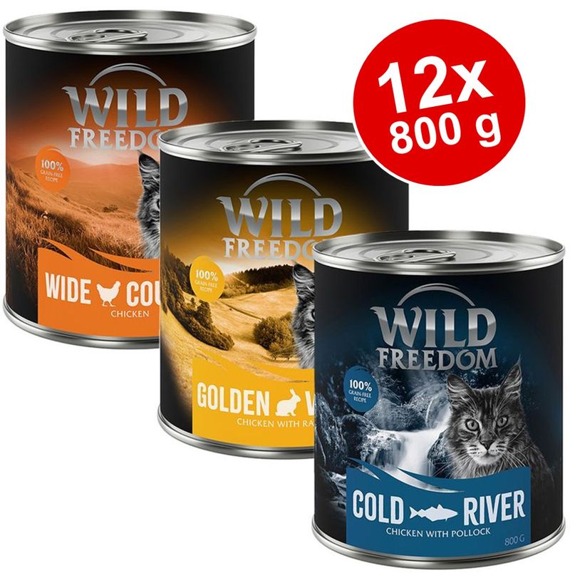 Lot Wild Freedom Adult 12 x 800 g