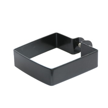 Giardino eindklem voor vierkante paal RAL 9005 zwart 80 x 80 mm
