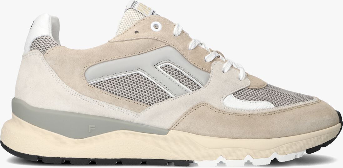 beige floris van bommel lage sneakers sfm-10154 de treener