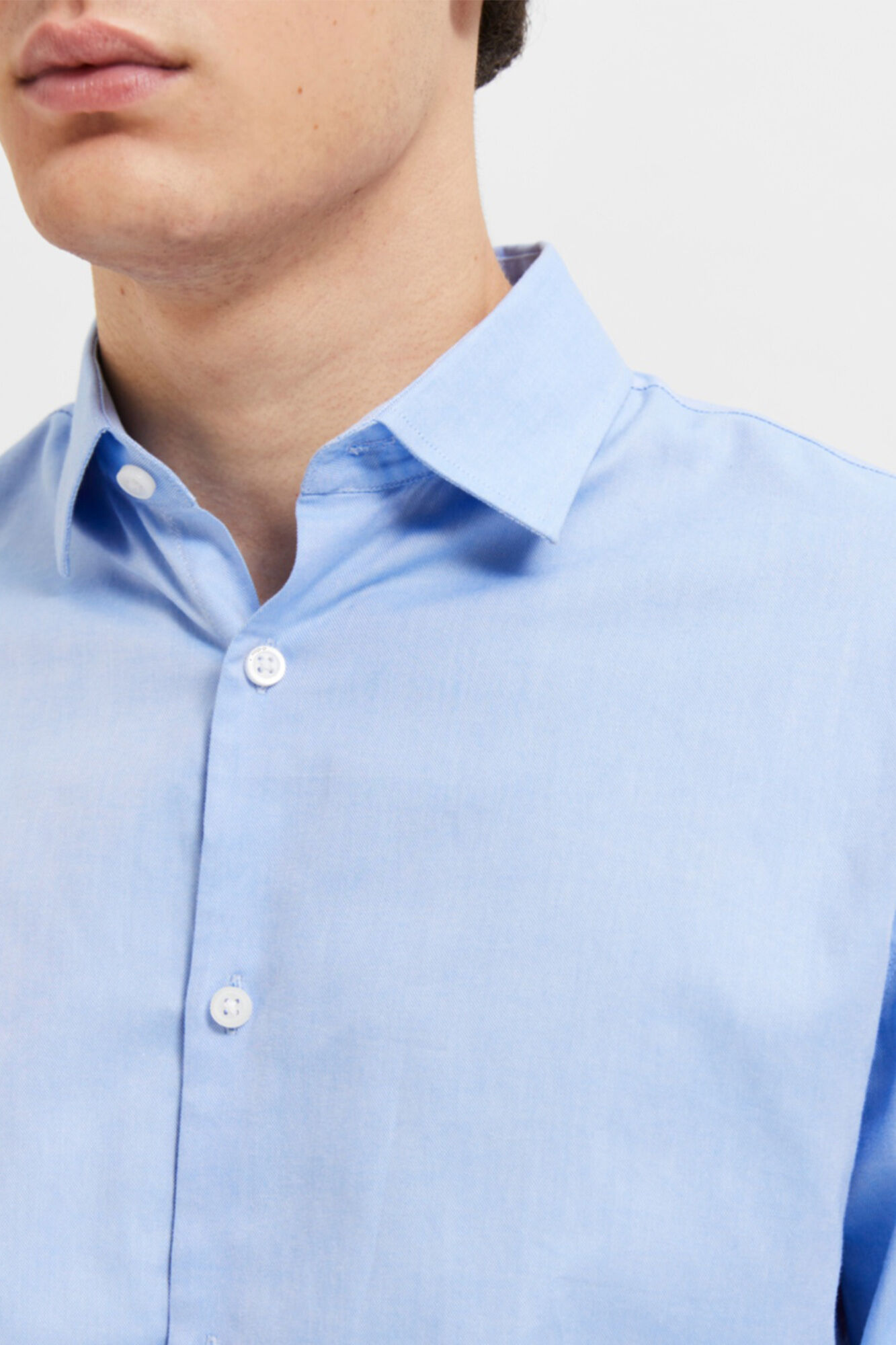Camisa de manga comprida - Azul