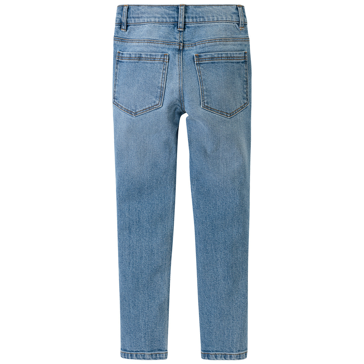 Jonas Nielsen Jungen Slim-Jeans mit Used-Waschung hellblau