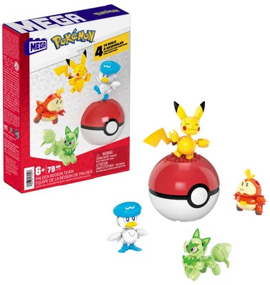Mega Pokémon Byggesett Paldea Region Team 79 Deler