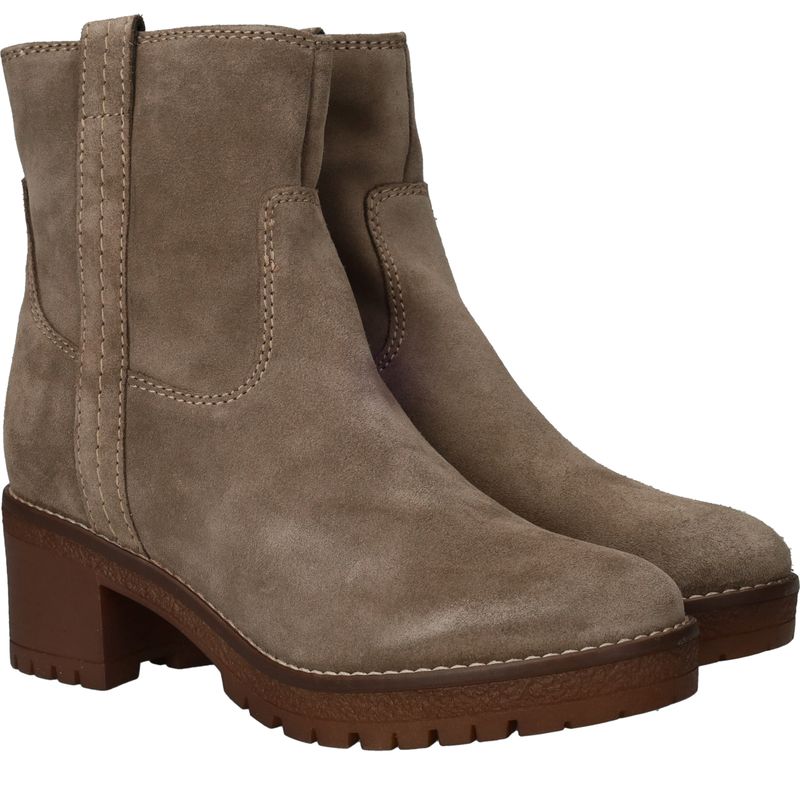 LOFF 1881 Enkellaarsjes Taupe Dames