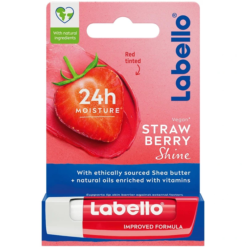 Labello Lip Balm 4,8 gr. - Strawberry Shine