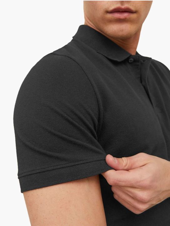 JACK & JONES Polo-Shirt Schwarz