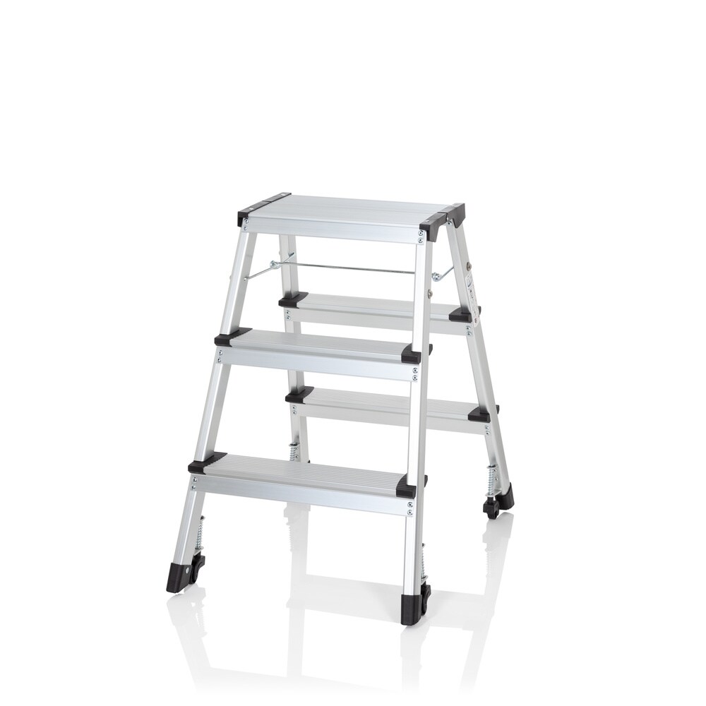 Klappleiter SOLID IV Aluminium hjh OFFICE